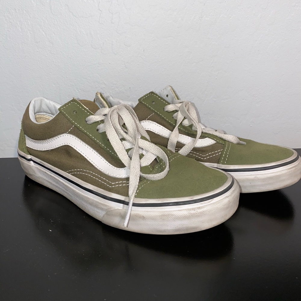 Army green Vans